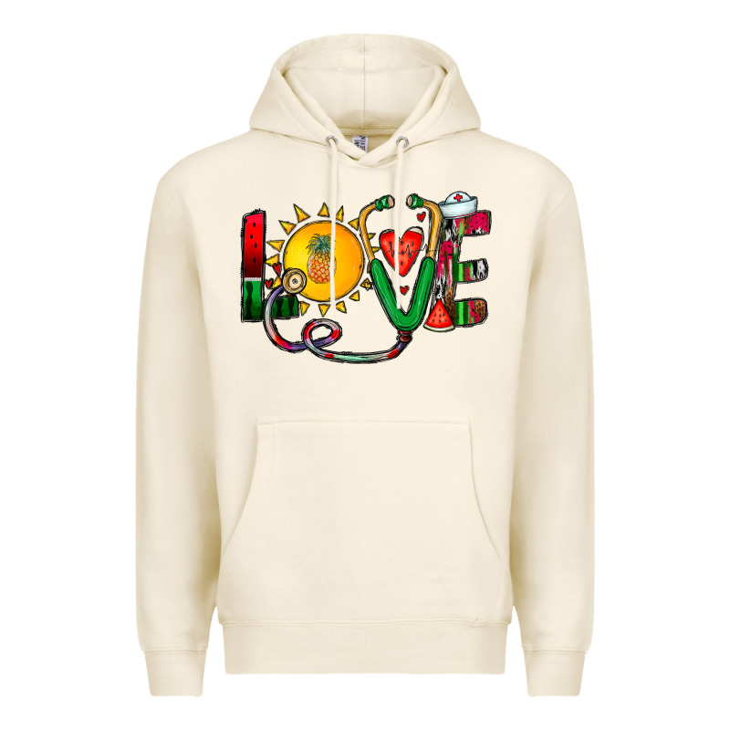 Summer Nurse Premium Hoodie by CowhideDigitalArt | Teevron