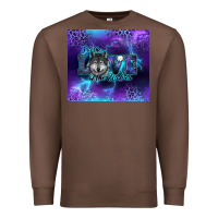 Chestnut for the love of the wolves Premium Sweatshirt - RanaPortraitStore