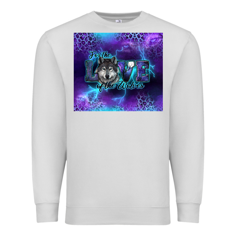 For The Love Of The Wolves Premium Sweatshirt by RanaPortraitStore | Teevron