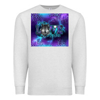 Oatmeal Heather for the love of the wolves Premium Sweatshirt - RanaPortraitStore
