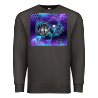 Smoke for the love of the wolves Premium Sweatshirt - RanaPortraitStore
