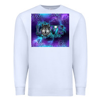 White for the love of the wolves Premium Sweatshirt - RanaPortraitStore