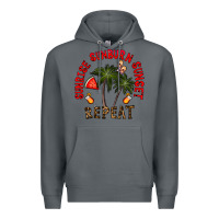 Rock sunrise sunburn sunnset repeat Premium Hoodie - CowhideDigitalArt