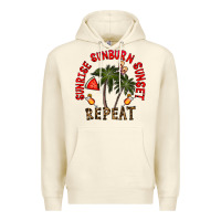 Sandshell sunrise sunburn sunnset repeat Premium Hoodie - CowhideDigitalArt