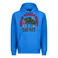 True Royal sunrise sunburn sunnset repeat Premium Hoodie - CowhideDigitalArt