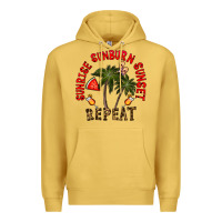 Antique Gold sunrise sunburn sunnset repeat Premium Hoodie - CowhideDigitalArt