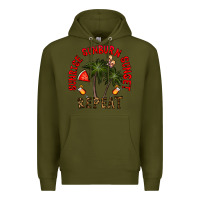 Army Green sunrise sunburn sunnset repeat Premium Hoodie - CowhideDigitalArt