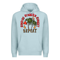 Blue Mist sunrise sunburn sunnset repeat Premium Hoodie - CowhideDigitalArt
