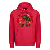 Cardinal sunrise sunburn sunnset repeat Premium Hoodie - CowhideDigitalArt