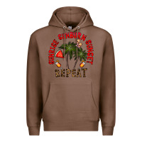 Chestnut sunrise sunburn sunnset repeat Premium Hoodie - CowhideDigitalArt