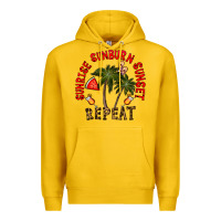 Lemon sunrise sunburn sunnset repeat Premium Hoodie - CowhideDigitalArt