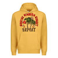 Mustard sunrise sunburn sunnset repeat Premium Hoodie - CowhideDigitalArt