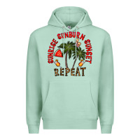 Seafoam sunrise sunburn sunnset repeat Premium Hoodie - CowhideDigitalArt