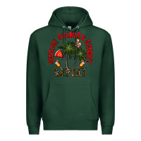 Sports Green sunrise sunburn sunnset repeat Premium Hoodie - CowhideDigitalArt