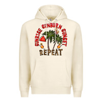 Tofu sunrise sunburn sunnset repeat Premium Hoodie - CowhideDigitalArt