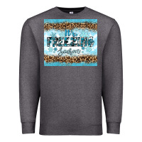 Charcoal Heather its freezing Premium Sweatshirt - RanaPortraitStore