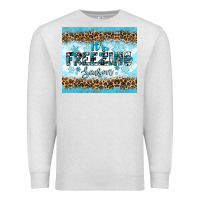 Oatmeal Heather its freezing Premium Sweatshirt - RanaPortraitStore