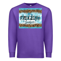 Purple its freezing Premium Sweatshirt - RanaPortraitStore