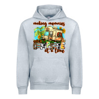 Heather Grey making memories one campsite at a time Urban Hoodie - AdoDesignShop