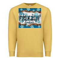 Antique Gold it's freezin season Premium Sweatshirt - RanaPortraitStore