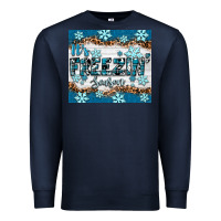 Navy it's freezin season Premium Sweatshirt - RanaPortraitStore