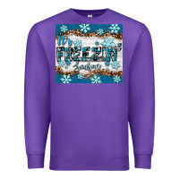 Purple it's freezin season Premium Sweatshirt - RanaPortraitStore