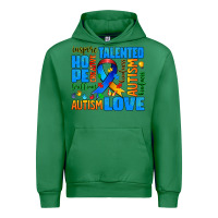 Emerald autism  words Urban Hoodie - AdoDesignShop