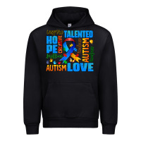 Foreset Green autism  words Urban Hoodie - AdoDesignShop