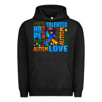 Pigment Black autism  words Urban Hoodie - AdoDesignShop