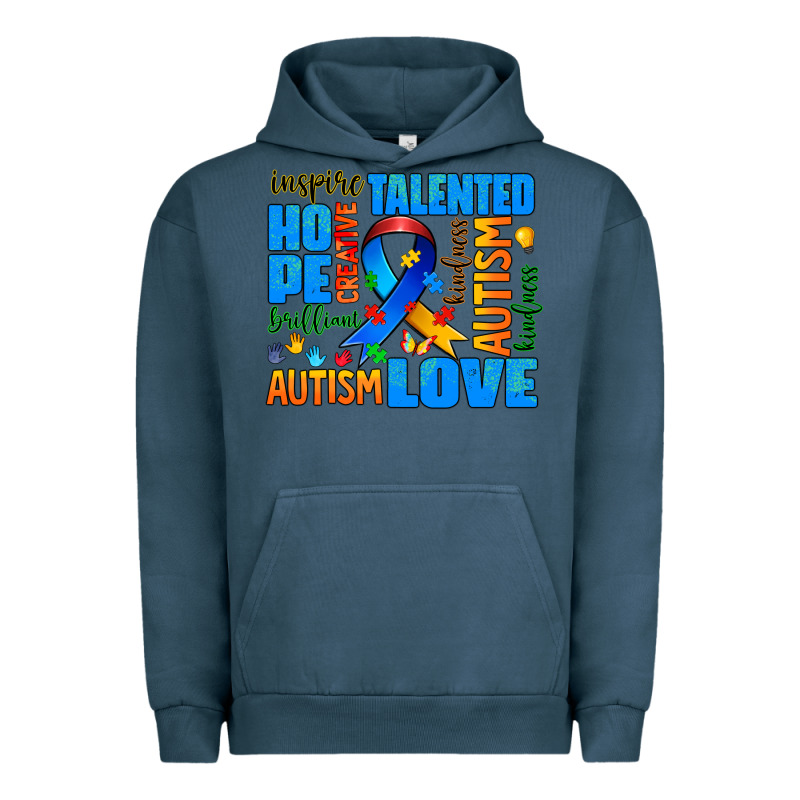 Autism  Words Urban Hoodie by AdoDesignShop | Teevron