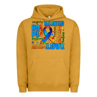 Pigment Peanut Butter autism  words Urban Hoodie - AdoDesignShop