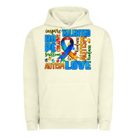 Pigment Pistachio autism  words Urban Hoodie - AdoDesignShop