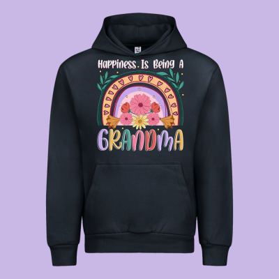 Happiness Is Being A Grandma Urban Hoodie Designed By Jahusdesignshop