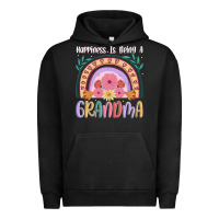 Pigment Black happiness is being a grandma Urban Hoodie - JahusDesignShop