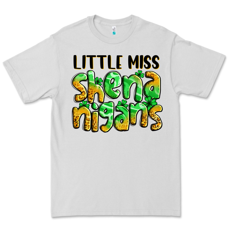 Little Miss Shenanigans St. Patrick's Premium Tee by LillyAllenDesigns | Teevron