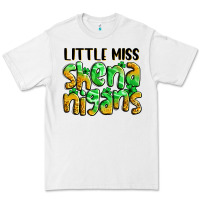 White little miss shenanigans St. Patrick's Premium Tee - LillyAllenDesigns