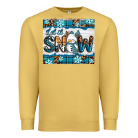 Antique Gold let it snow Premium Sweatshirt - RanaPortraitStore