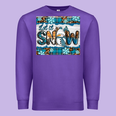 Premium Sweatshirt let it snow