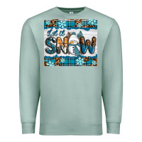 Seafoam let it snow Premium Sweatshirt - RanaPortraitStore
