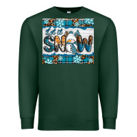 Sports Green let it snow Premium Sweatshirt - RanaPortraitStore