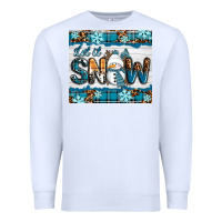 White let it snow Premium Sweatshirt - RanaPortraitStore