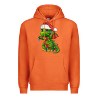 Carrot Christmas Cute Dragon Premium Hoodie - FaDigitalArtStudio