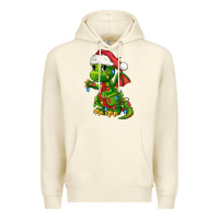 Sandshell Christmas Cute Dragon Premium Hoodie - FaDigitalArtStudio