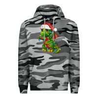 Slate Camo Christmas Cute Dragon Premium Hoodie - FaDigitalArtStudio