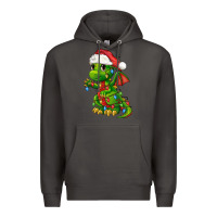 Smoke Christmas Cute Dragon Premium Hoodie - FaDigitalArtStudio
