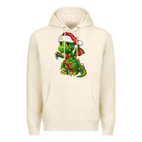 Tofu Christmas Cute Dragon Premium Hoodie - FaDigitalArtStudio