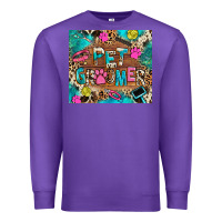 Purple pet groomer Premium Sweatshirt - RanaPortraitStore