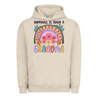 Pigment French Oak happiness is being a grandma Urban Hoodie - JahusDesignShop