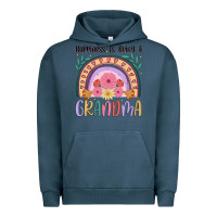 Pigment Midnight Navy happiness is being a grandma Urban Hoodie - JahusDesignShop