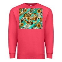 Cardinal leopard sunflower hearts Premium Sweatshirt - RanaPortraitStore